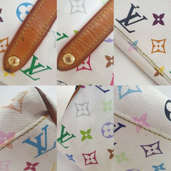 LOUIS VUITTON Aurelia GM Monogram Multicolor Blanc M40100 - Picture 11 of 12